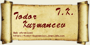 Todor Kuzmančev vizit kartica